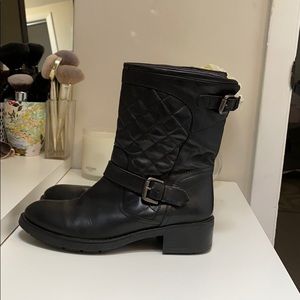 Aquatalia combat boots!